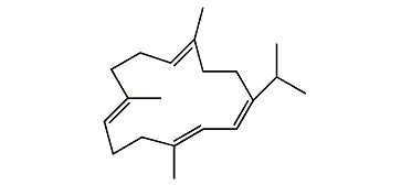 (E,E,E,E)-4-Isopropyl-1,7,11-trimethyl-1,3,7,11-cyclotetradecatetraene